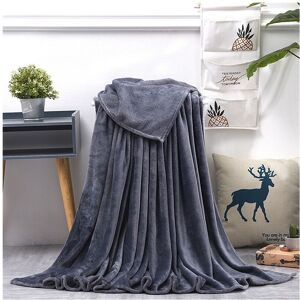 Unbranded (Dark Gray, 120X200cm-Large Size) 22 Colors Solid Sumptuous Light Winter Flannel Unbranded (Dark Gray, 120X200cm-Large Size) 22 Colors Solid Sumptuous Light Winter Flannel