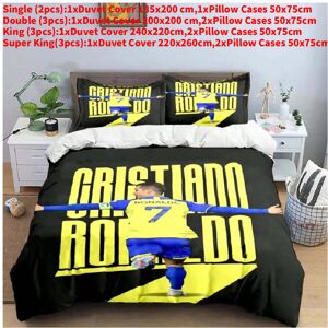 Unbranded (Style B, 135X200cm) Ronaldo Digital Football Printing Duvet Cover Pillowcase Be Unbranded (Style B, 135X200cm) Ronaldo Digital Football Printing Duvet Cover Pillowcase Be