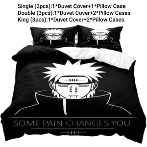 Unbranded (Style F, Double) Bedding Anime Naruto Single Double King Duvet Cover Pillowcase Unbranded (Style F, Double) Bedding Anime Naruto Single Double King Duvet Cover Pillowcase