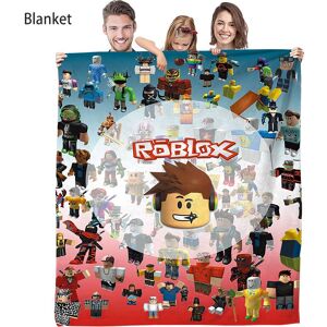 Unbranded (Style G, 150*200cm/59.06*78.74in) Roblox Cartoon Printed Plush Blanket Home Sch Unbranded (Style G, 150*200cm/59.06*78.74in) Roblox Cartoon Printed Plush Blanket Home Sch