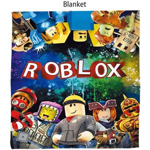 Unbranded (Style E, 100*130cm/39.37*51.18in) Roblox Cartoon Printed Plush Blanket Home Sch Unbranded (Style E, 100*130cm/39.37*51.18in) Roblox Cartoon Printed Plush Blanket Home Sch