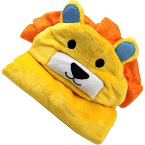 Unbranded Kids Hooded Blanket, 100x100cm, Soft Coral Velvet, Yellow Lion Unbranded Kids Hooded Blanket, 100x100cm, Soft Coral Velvet, Yellow Lion