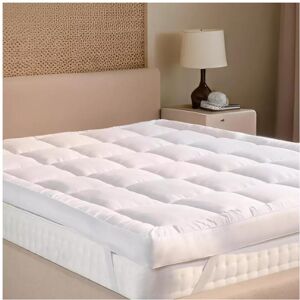 Unbranded (DOUBLE) Extra Thick Mattress Topper 10cm Deep Hotel Quality Thickness With Elas Unbranded (DOUBLE) Extra Thick Mattress Topper 10cm Deep Hotel Quality Thickness With Elas