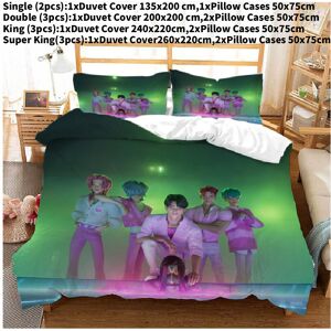 Unbranded (Green, Double(200x200cm)) Demon Hunters Kpop Digital Print Duvet Cover Pillowca Unbranded (Green, Double(200x200cm)) Demon Hunters Kpop Digital Print Duvet Cover Pillowca
