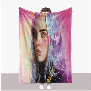 Unbranded (Style 3, 100x130cm) Eilish Thick Billie Blanket Double Sided Fuzzy Blanket Bedr Unbranded (Style 3, 100x130cm) Eilish Thick Billie Blanket Double Sided Fuzzy Blanket Bedr