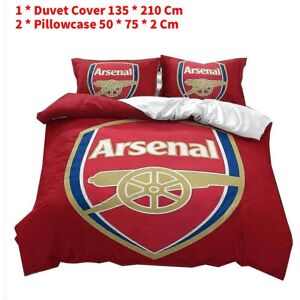 Unbranded (Single) Arsenal Print Football Duvet Cover Pillowcase Christmas Bedding Piece T Unbranded (Single) Arsenal Print Football Duvet Cover Pillowcase Christmas Bedding Piece T