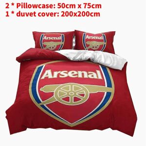 Unbranded (Double) Arsenal Print Football Duvet Cover Pillowcase Christmas Bedding Piece T Unbranded (Double) Arsenal Print Football Duvet Cover Pillowcase Christmas Bedding Piece T