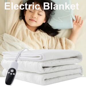 Unbranded (Single(80x150cm)) Electric Blankets Pliable and Skin-friendly Heated Blanket Wi Unbranded (Single(80x150cm)) Electric Blankets Pliable and Skin-friendly Heated Blanket Wi