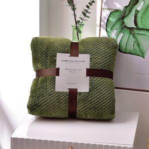 Unbranded (Army Green, 70x100cm/27.55x39.37in) 4 Size Popcorn Waffle Blanket Fleece Travel Unbranded (Army Green, 70x100cm/27.55x39.37in) 4 Size Popcorn Waffle Blanket Fleece Travel