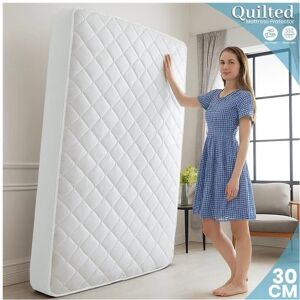 Imperial Rooms (Set of 2 SINGLE ) 2 Pack Mattress Protector Extra Deep 30CM Fitted Bed Cover Si Imperial Rooms (Set of 2 SINGLE ) 2 Pack Mattress Protector Extra Deep 30CM Fitted Bed Cover Si
