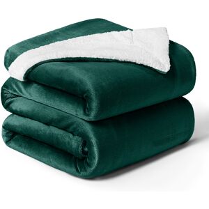 BedLooms (King, Emerald) Sherpa Blanket Thick Soft Reversible Winter Warm Throw - 480 GSM BedLooms (King, Emerald) Sherpa Blanket Thick Soft Reversible Winter Warm Throw - 480 GSM
