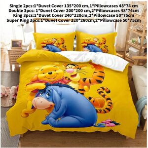 Unbranded (Yellow B, King(240x220cm)) The Pooh Winnie Bear Bedding Set Comforter Quilt Duv Unbranded (Yellow B, King(240x220cm)) The Pooh Winnie Bear Bedding Set Comforter Quilt Duv