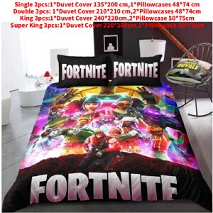 Unbranded (Pink, King(240x220cm)) Fortnite Bedding Suit Quilt Cover 3d Printed Bedroom Bed Unbranded (Pink, King(240x220cm)) Fortnite Bedding Suit Quilt Cover 3d Printed Bedroom Bed