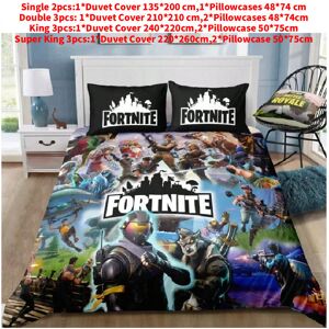 Unbranded (Black, King(240x220cm)) Bedding Fortnite Suit Quilt Cover 3d Printed Bedroom Be Unbranded (Black, King(240x220cm)) Bedding Fortnite Suit Quilt Cover 3d Printed Bedroom Be