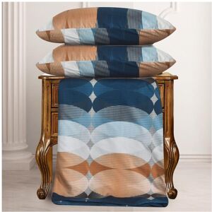 Unbranded (Classic Waves, DOUBLE) Luxury 4PCS Complete Printed Bedding Set, 1x Duvet Cover Unbranded (Classic Waves, DOUBLE) Luxury 4PCS Complete Printed Bedding Set, 1x Duvet Cover