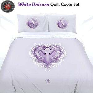 Gaatpot (White Unicorn, Super King(260cm×220cm)) Anne Stokes Gothic Fantasy Duvet Cover Gaatpot (White Unicorn, Super King(260cm×220cm)) Anne Stokes Gothic Fantasy Duvet Cover