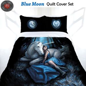 Gaatpot (Blue Moon, Super King(260cm×220cm)) Anne Stokes Gothic Fantasy Duvet Cover Pilo Gaatpot (Blue Moon, Super King(260cm×220cm)) Anne Stokes Gothic Fantasy Duvet Cover Pilo