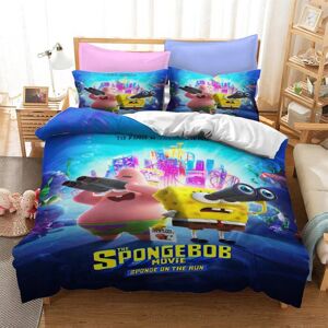 Gaatpot (Super King(260cm × 220cm), 28) Sponge Bob Bedding Set 3Pcs Quilt Duvet Cover Do Gaatpot (Super King(260cm × 220cm), 28) Sponge Bob Bedding Set 3Pcs Quilt Duvet Cover Do