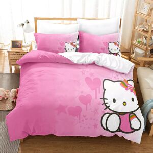 Gaatpot (Double) Pink kitten Girls Duvet Quilt Cover Double Bedding Set Pillowcase Gaatpot (Double) Pink kitten Girls Duvet Quilt Cover Double Bedding Set Pillowcase