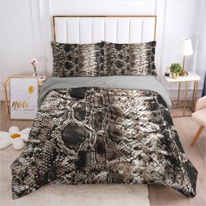Gaatpot (Double) Snakeskin Abstract Art Wildlife Duvet Quilt Cover Double Bedding Set Pi Gaatpot (Double) Snakeskin Abstract Art Wildlife Duvet Quilt Cover Double Bedding Set Pi