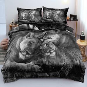 Gaatpot (Super King) Lion Family Wildlife Duvet Quilt Cover Double Bedding Set Pillowcas Gaatpot (Super King) Lion Family Wildlife Duvet Quilt Cover Double Bedding Set Pillowcas