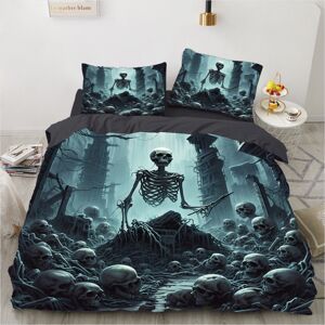 Gaatpot (Super King) Terrifying Zombies Skulls Duvet Quilt Cover Double Bedding Set Pill Gaatpot (Super King) Terrifying Zombies Skulls Duvet Quilt Cover Double Bedding Set Pill