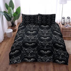 Gaatpot (King) Bat Spider Web Black Duvet Quilt Cover Single Double King Bedding Set Pil Gaatpot (King) Bat Spider Web Black Duvet Quilt Cover Single Double King Bedding Set Pil