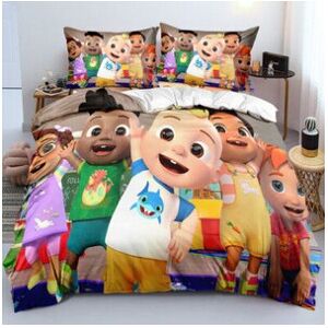 Gaatpot (13# JOJO, UK SINGLE 135x200cm) 3D Cartoon Bluey Bedding Set Quilt Duvet Cover P Gaatpot (13# JOJO, UK SINGLE 135x200cm) 3D Cartoon Bluey Bedding Set Quilt Duvet Cover P