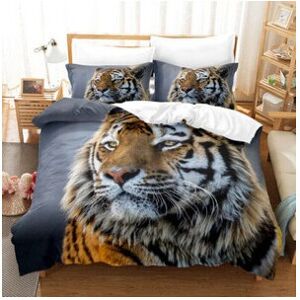 Gaatpot (Style-09, UK SINGLE 135x200cm) 3D Tiger Wildlife Bedding Set Quilt Duvet Cover Gaatpot (Style-09, UK SINGLE 135x200cm) 3D Tiger Wildlife Bedding Set Quilt Duvet Cover