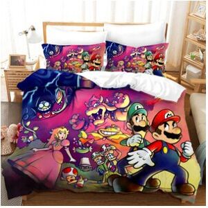 Gaatpot (#7, Double 200cm×200cm) Super Mario Bedding Set 3PCS Duvet/Quilt Cover Pillowca Gaatpot (#7, Double 200cm×200cm) Super Mario Bedding Set 3PCS Duvet/Quilt Cover Pillowca