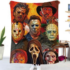 Ibywind (1, 150x200cm) Halloween horror character movie flannel blanket lambskin throw b Ibywind (1, 150x200cm) Halloween horror character movie flannel blanket lambskin throw b