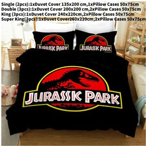 Unbranded (Style D, Double(200x200cm)) Jurassic Pattern Park Digital Print Duvet Cover Pil Unbranded (Style D, Double(200x200cm)) Jurassic Pattern Park Digital Print Duvet Cover Pil