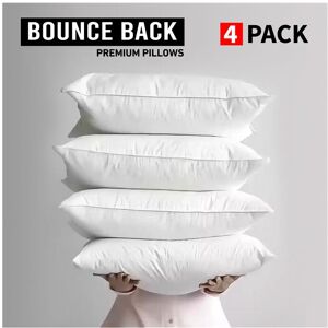 BedLooms 4x Bounce Back Luxury Pillows-Hotel Quality Sleep Hollowfiber Enriched Pillow BedLooms 4x Bounce Back Luxury Pillows-Hotel Quality Sleep Hollowfiber Enriched Pillow