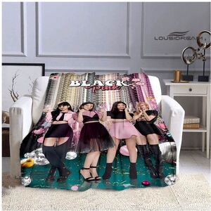 Unbranded (Style 16, 130x150cm) Blanket Blackpink Idol Group Pink 3d Digital Print Flannel Unbranded (Style 16, 130x150cm) Blanket Blackpink Idol Group Pink 3d Digital Print Flannel