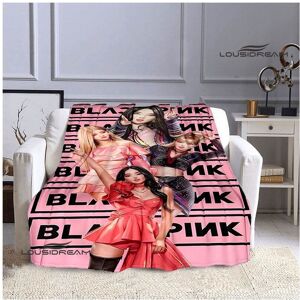 Unbranded (Style 8, 130x150cm) Blanket Blackpink Idol Group Pink 3d Digital Print Flannel Unbranded (Style 8, 130x150cm) Blanket Blackpink Idol Group Pink 3d Digital Print Flannel