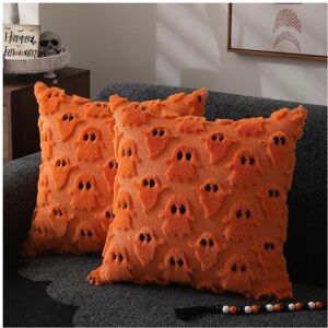 Gaatpot (Orange Screaming Ghost, 45cm/18inch*45cm/18inch,2pcs) Fall Halloween Throw Pill Gaatpot (Orange Screaming Ghost, 45cm/18inch*45cm/18inch,2pcs) Fall Halloween Throw Pill