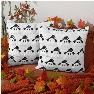 Gaatpot (White Hat Ghost, 45cm/18inch*45cm/18inch,2pcs) Fall Halloween Throw Pillow Cove Gaatpot (White Hat Ghost, 45cm/18inch*45cm/18inch,2pcs) Fall Halloween Throw Pillow Cove