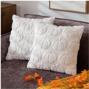 Gaatpot (White Pumpkin, 18*18inch) Pumpkin Pattern Throw Pillow Cover, 2 Counts/set Soft Gaatpot (White Pumpkin, 18*18inch) Pumpkin Pattern Throw Pillow Cover, 2 Counts/set Soft