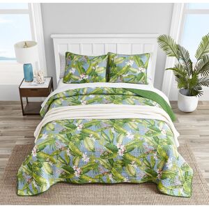 Tommy Bahama - Twin Quilt Set Reversible Cotton Bedding with Matching Shams Coas Tommy Bahama - Twin Quilt Set Reversible Cotton Bedding with Matching Shams Coas