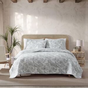 Tommy Bahama - King Quilt Set Reversible Cotton Bedding with Matching Shams Trop Tommy Bahama - King Quilt Set Reversible Cotton Bedding with Matching Shams Trop