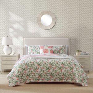 Tommy Bahama - King Quilt Set Breathable Reversible Bedding with Matching Shams Tommy Bahama - King Quilt Set Breathable Reversible Bedding with Matching Shams