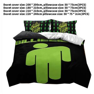 Unbranded (200x200cm) Printed Eilish Billie Duvet Cover Pillowcase Bedding Three Piece Use Unbranded (200x200cm) Printed Eilish Billie Duvet Cover Pillowcase Bedding Three Piece Use
