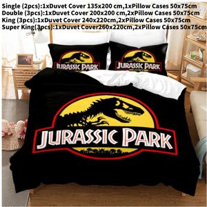 Unbranded (Style C, Super King(260x220cm)) Park Jurassic Pattern Digital Print Duvet Cover Unbranded (Style C, Super King(260x220cm)) Park Jurassic Pattern Digital Print Duvet Cover