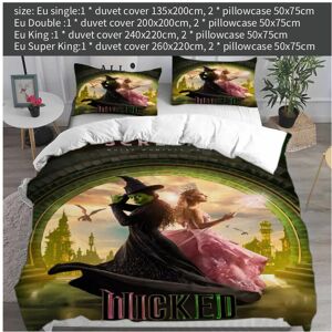Unbranded (Single) The Wicked Printed Bed Duvet Cover Pillowcase Three Piece Set Room For Unbranded (Single) The Wicked Printed Bed Duvet Cover Pillowcase Three Piece Set Room For
