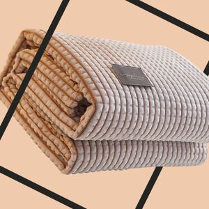 Unbranded Double Sided Air Conditioner Quilt 70x100cm Soft Khaki Portable Summer Blanket Unbranded Double Sided Air Conditioner Quilt 70x100cm Soft Khaki Portable Summer Blanket