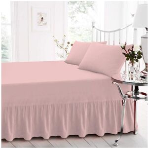 Unbranded (PINK, SUPER KING) Extra Deep Fitted Valance Sheet Bed Sheets Single Double King Unbranded (PINK, SUPER KING) Extra Deep Fitted Valance Sheet Bed Sheets Single Double King