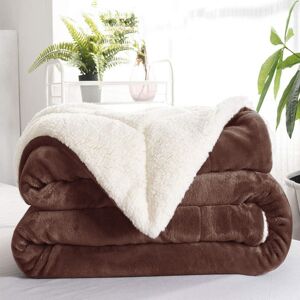 Moonlight Bedding 260 GSM Sherpa Blanket - King Size Bed Throw Moonlight Bedding 260 GSM Sherpa Blanket - King Size Bed Throw