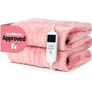 Livivo Heated Electric Over Blanket - Pink Blush Livivo Heated Electric Over Blanket - Pink Blush