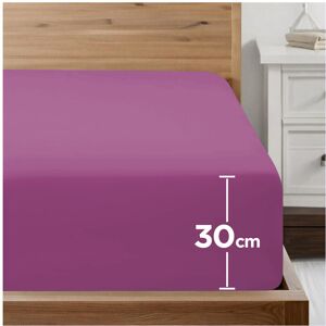 Imperial Rooms (Double, Lilac / Purple) 30cm Fitted Sheet-Extra Soft Microfiber Fitted Bed Shee Imperial Rooms (Double, Lilac / Purple) 30cm Fitted Sheet-Extra Soft Microfiber Fitted Bed Shee