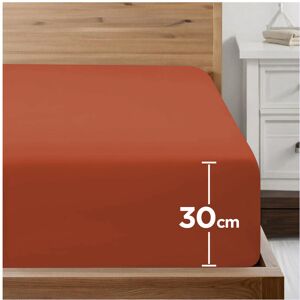 Imperial Rooms (Double, Rust) 30cm Fitted Sheet-Extra Soft Microfiber Fitted Bed Sheet- Single, Imperial Rooms (Double, Rust) 30cm Fitted Sheet-Extra Soft Microfiber Fitted Bed Sheet- Single,